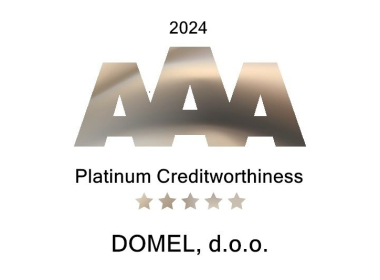 DOMEL achieves Platinum Credit Rating Excellence in 2024